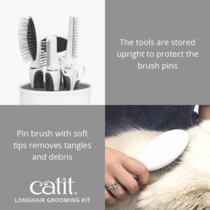Catit Grooming Kit for Longhair - Pet Care in Qatar