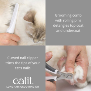 Catit Grooming Kit for Longhair - Pet Care in Qatar