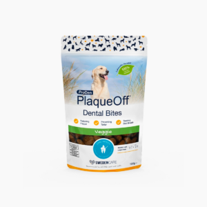 ProDen PlaqueOff Dental Bites for M/L Dogs - Veggie Flavour 150g - Pet Care in Qatar