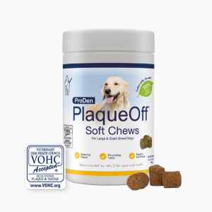 ProDen PlaqueOff Soft Chews for L/Giant Dogs - 60 chews, 180g - Pet Treats in Qatar