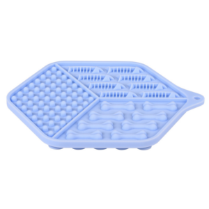 Silicone Cat Licking Mat Blue - Pet Accessories in Qatar