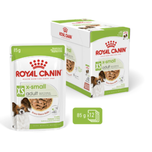 Size Health Nutrition XS Adult (Wet Food - Pouches) 12 x 85g - Dog Food in Qatar